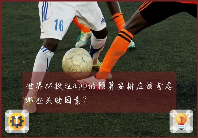 世界杯投注app的预算安排应该考虑哪些关键因素？